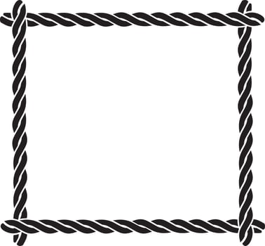 Rope frame vector