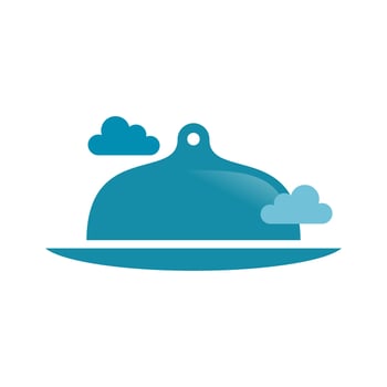 Illustration Vector Graphic of Food Cloche Logo. Perfect to use for Food Company