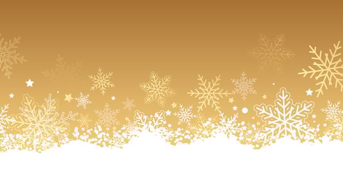 Christmas snowflake banner design vector