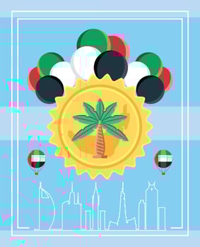 UAE National day vector