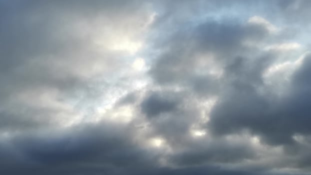 Natural background with overcast sky photo