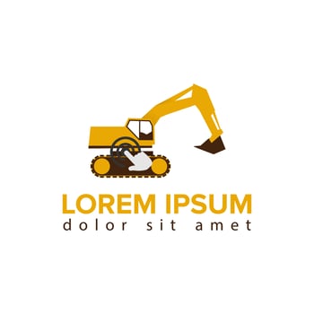 Illustration Vector Graphic of Excavator Logo. Perfect to use for Construction Company