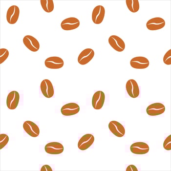 Seamless pattern of coffee vector