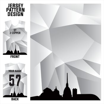 abstract concept vector jersey pattern template for printing or sublimation sports uniforms football volleyball basketball e-sports cycling and fishing