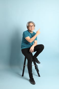 Senior Asian Man photo