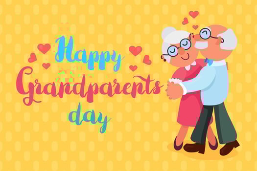 Happy Grandparents Day vector
