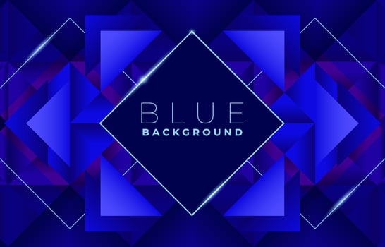 Blue Geometric Luxury Background vector