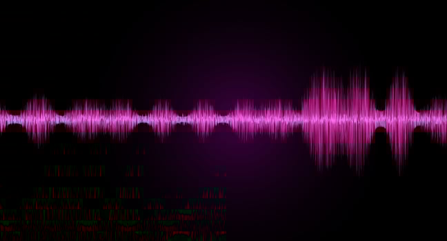 Sound waves of oscillating light. Earthquake wave and Music industry Concept. Vector illustration.