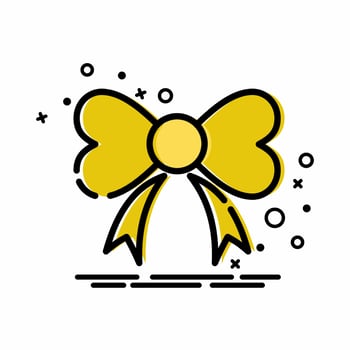Ribbon Icon Colorful Style vector