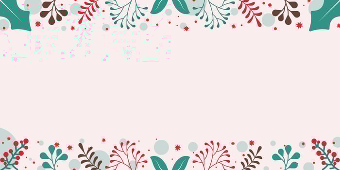 Christmas  Floral Background vector