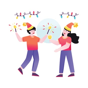 Happy Christmas Celebrations vector