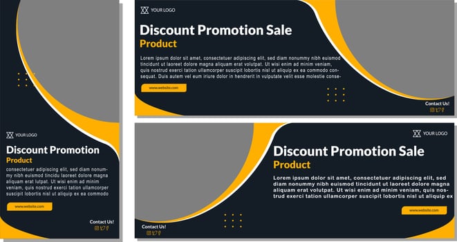 Promotion Banner Sale vector