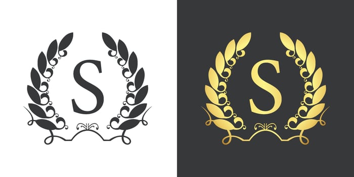 S Letter Monogram Logo vector