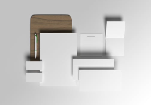 Stationery branding mockup template photo