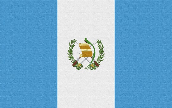 Illustration of the national flag of Guatemala photo