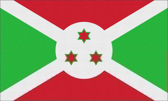Illustration of the national flag of Burundi photo