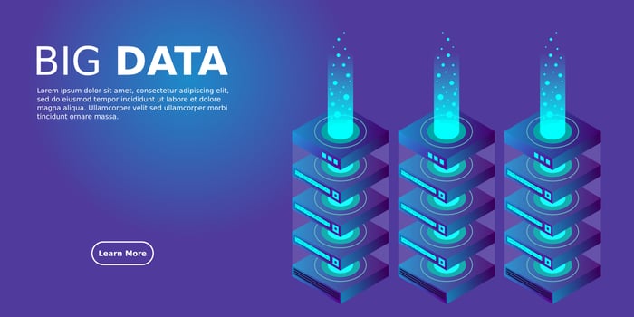 Mainframe, powered server, high technology concept, data center, cloud data storage vector