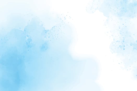 blue watercolor abstract cloudy blue sky background digital painting vector