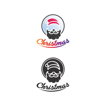 christmas logo and symbol illustration image icon vector design and symbol