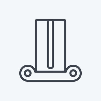 Icon Column - Line Style- Simple illustration, Good for Prints , Announcements, Etc vector