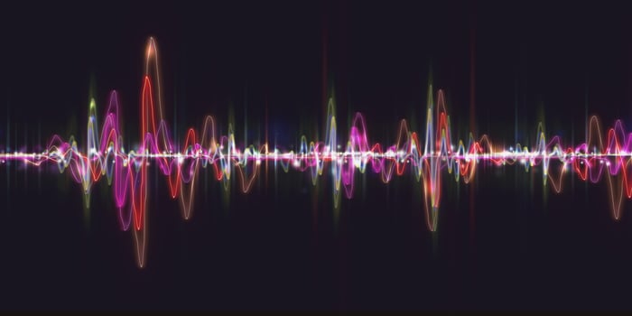 heart wave line equalizer pulse abstract background photo