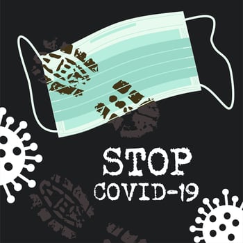 Coronavirus 2019-nCoV, Covid-19 virus cell icon. Vector Illustration.