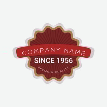 Old badges vintage sign, retro premium badge and logo vector