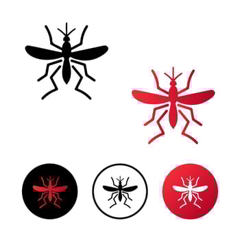 Abstract Mosquito Icon Illustration vector