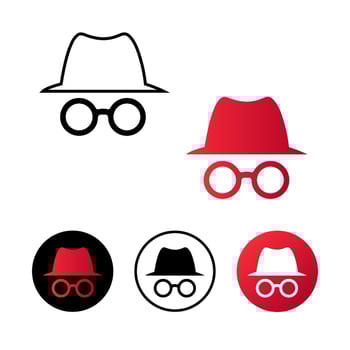 Abstract Privacy Private Icon Illustration vector