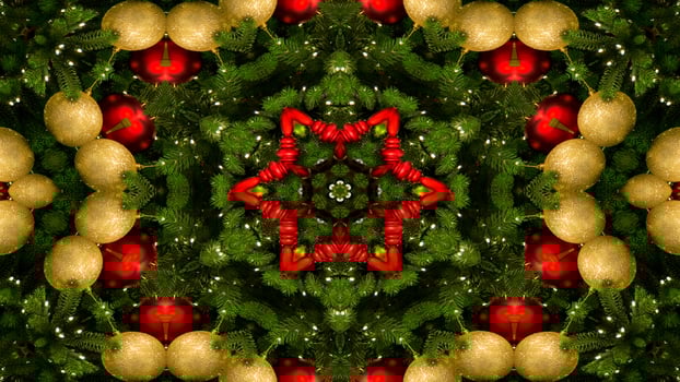 Christmas Celebration Kaleidoscope photo