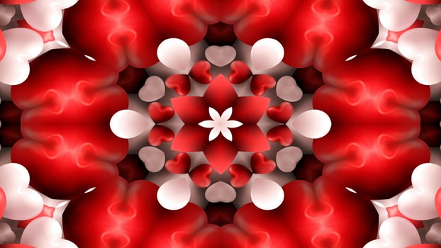 Love Heart and Passion Kaleidoscope photo