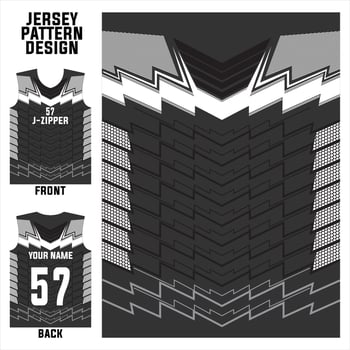 abstract concept vector jersey pattern template for printing or sublimation sports uniforms football volleyball basketball e-sports cycling and fishing