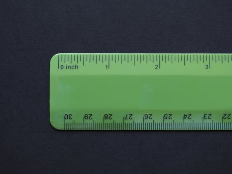 imperial and metric ruler photo