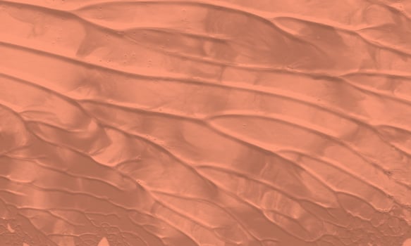 An abstract acrylic painting background with melon color photo