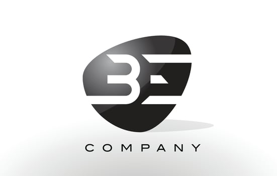 BE Logo.  Letter Design Vector. vector