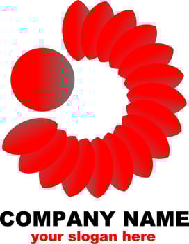 Classic company logo vector