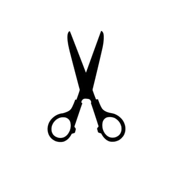 scissors glyph icon vector