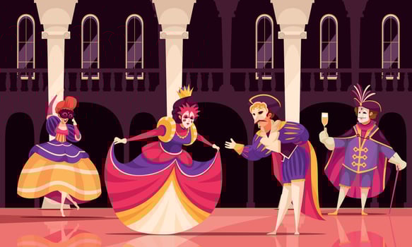 Venetian Carnival Illustration vector