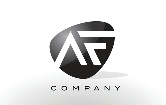 AF Logo.  Letter Design Vector. vector