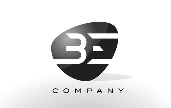 BE Logo.  Letter Design Vector. vector