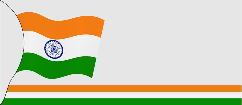 Republic Day India Background Vector Illustration, and Copy space area. Suitable to be placed on content with that theme.