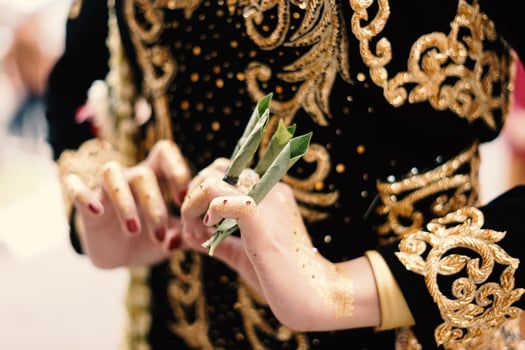 Javanese wedding dress, wedding ceremony photo