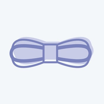 Yarn Icon in trendy two tone style isolated on soft blue background vector