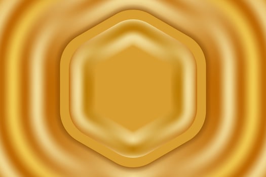 cloth gold background with circles vector