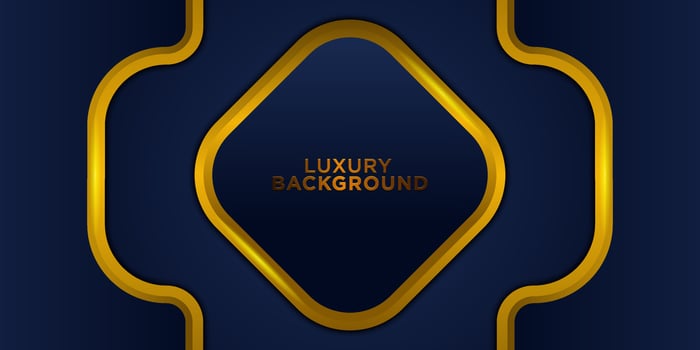 luxury blue gold background vector