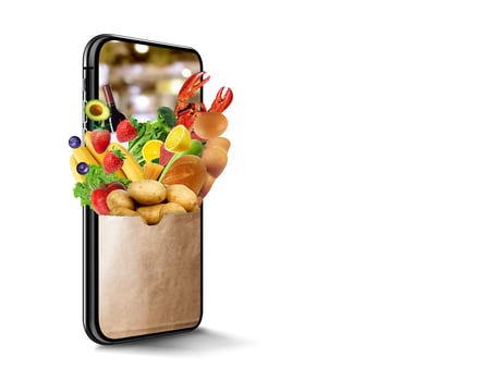 food delivery concept photo