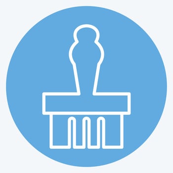 Icon Monument Display - Blue Eyes Style vector