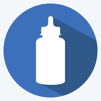 Icon Feeder I Long Shadow Style vector