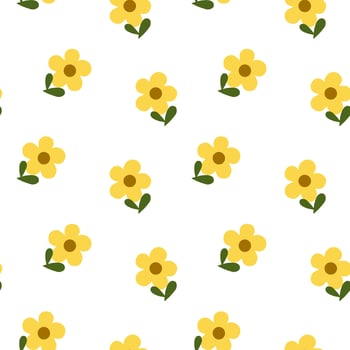 flowers background pattern vector