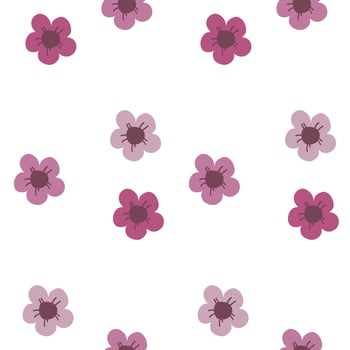 purple flowers background pattern vector